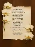 Pidyon Haben Invitations - פדיון הבן