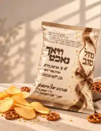 שלום זכר וואכנאכט וברית - Shalom Zachor Vachnacht U Bris invitation