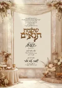 תנאים - Tenaim invitation