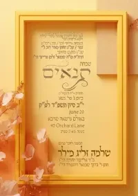 תנאים - Tenaim invitation