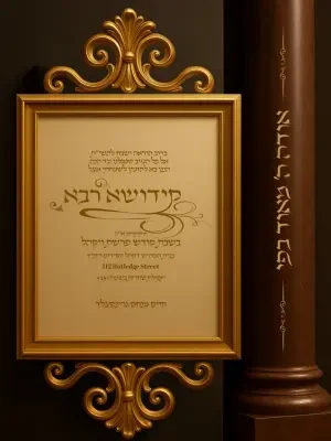 קידוש 5 - Kiddush invitation