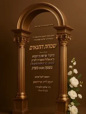 תנאים 5 - Tenaim invitation