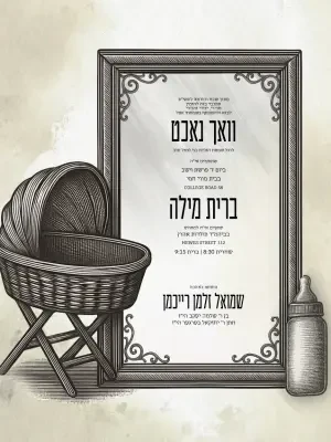 וואך נאכט ברית  illustration 6 - Vachnacht U Bris invitation