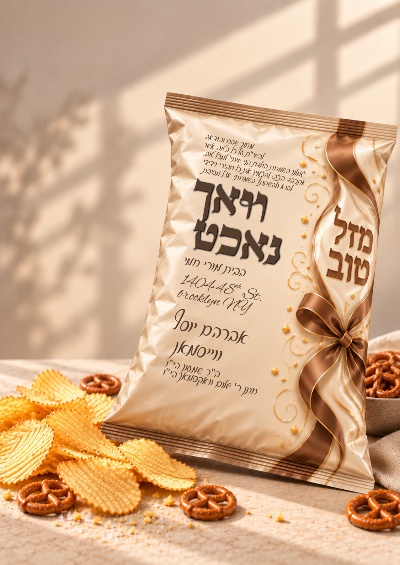 שלום זכר וואכנאכט וברית - Shalom Zachor Vachnacht U Bris invitation